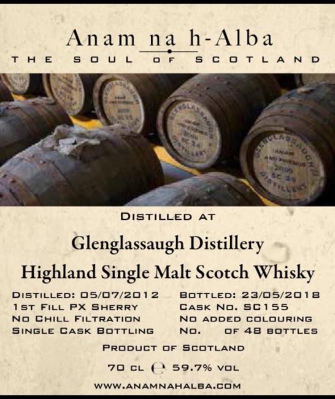Glenglassaugh 2012 ANHA