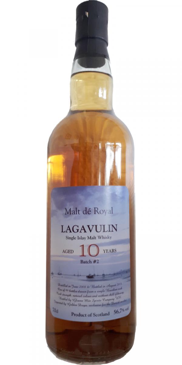 Lagavulin 2008 GlMo Malt de Royal Bourbon cask Golden Drops 56.7% 700ml