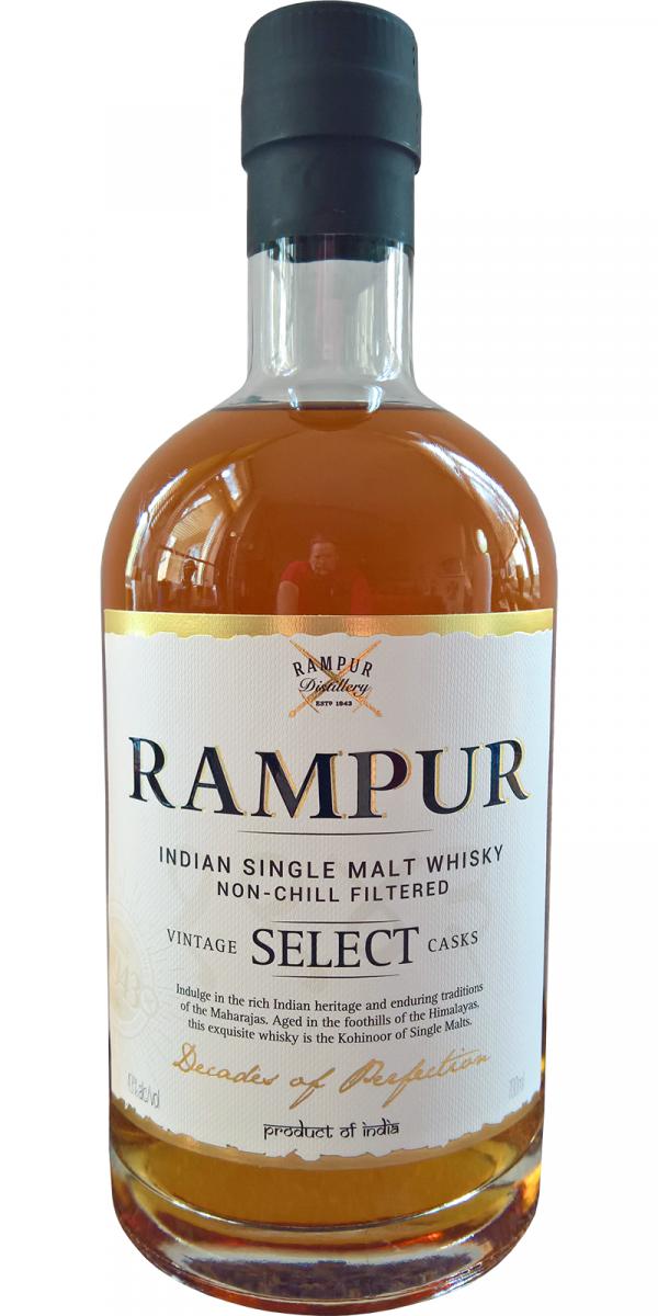 Rampur Vintage Select Casks Indian Single Malt Whisky Batch L 500 43% 700ml