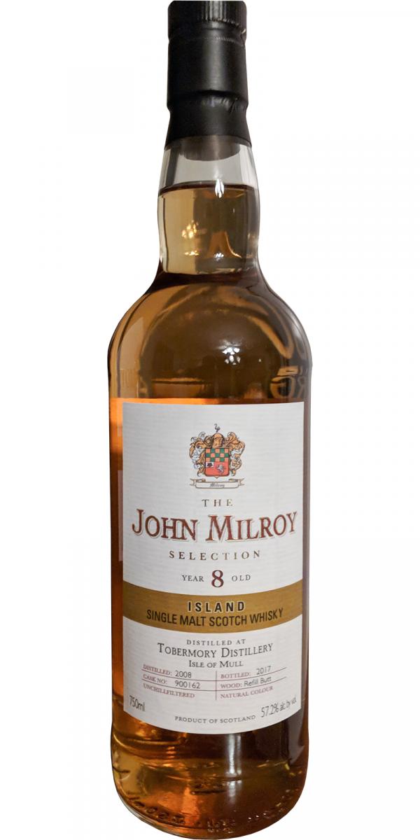 Tobermory 2008 JY The John Milroy Selection Refill Butt #900162 57.2% 750ml