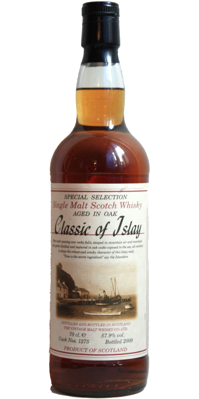 Classic of Islay Vintage 2009 JW #1275 57.9% 700ml