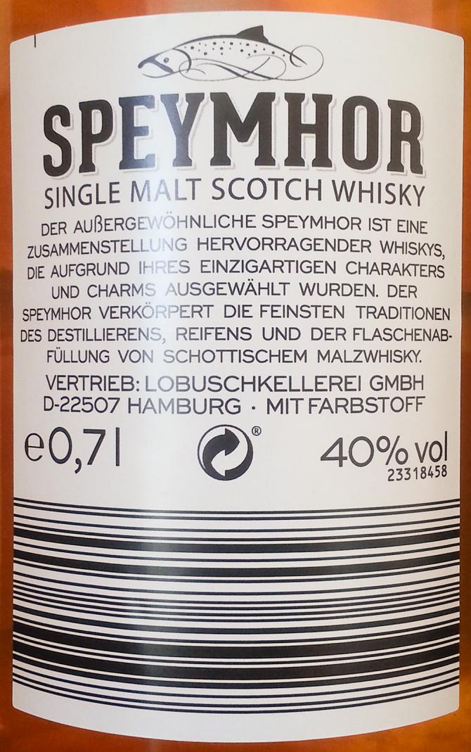 Malt scotch whisky speymhor single NOEL ON