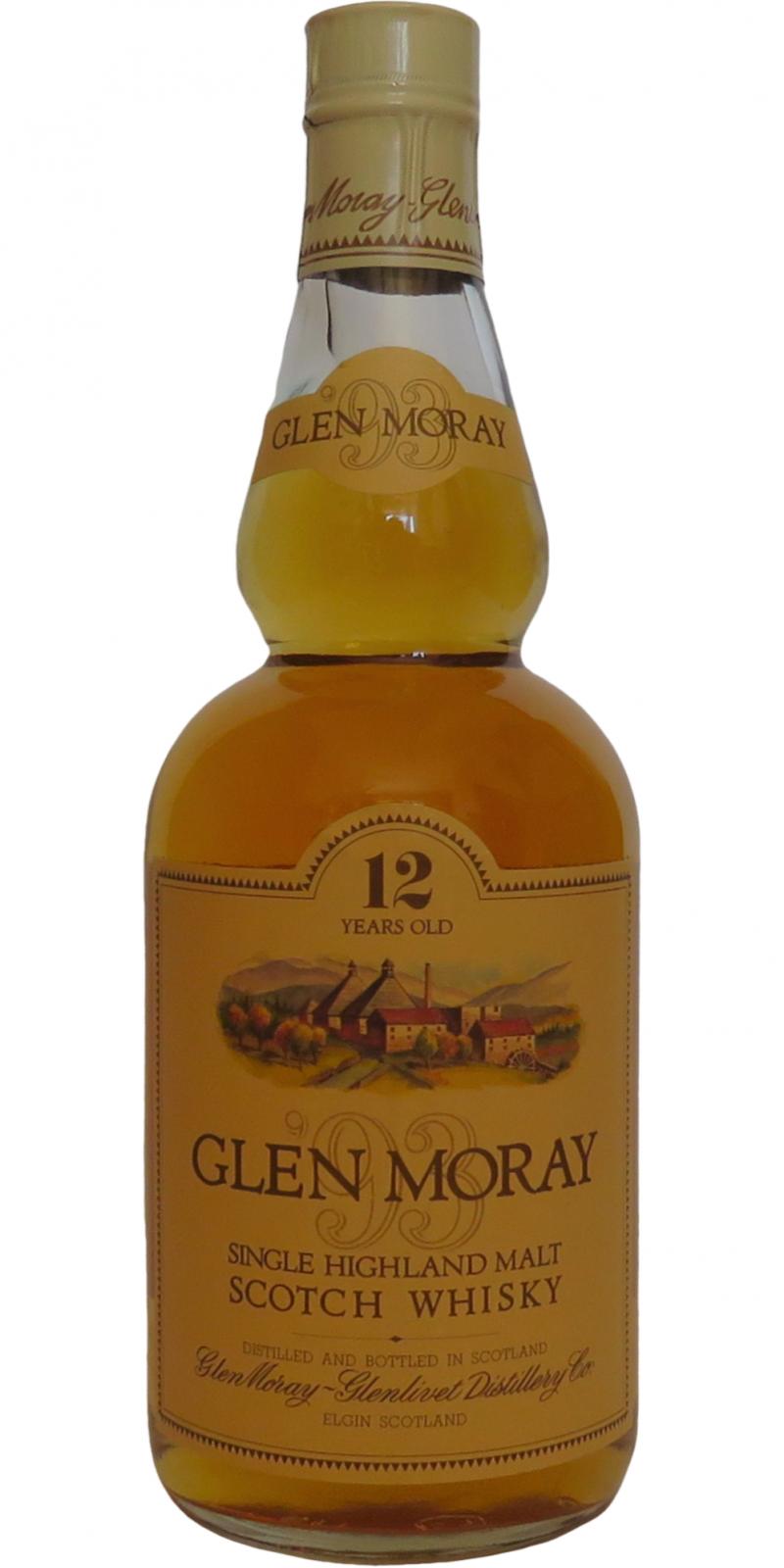 Glen Moray 12yo Oak Casks 40% 750ml