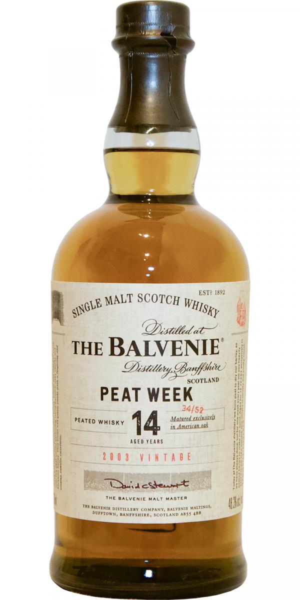 Balvenie 2003 Peat Week American Oak 48.3% 750ml