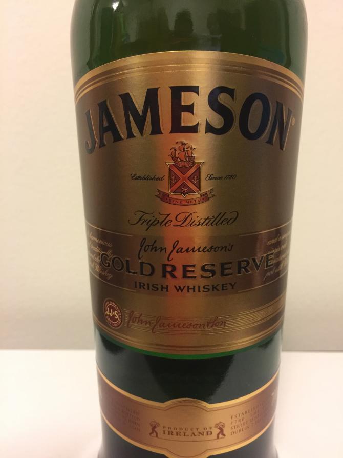 Jameson Gold Reserve - Ratings and reviews - Whiskybase