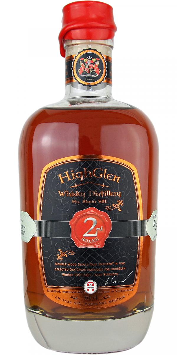 HighGlen 2015 2nd Release Double Wood Single Cask 7/7 62.8% 700ml