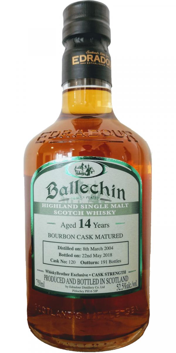 Ballechin 2004 Bourbon Cask Matured #120 WhiskyBrother 52.5% 750ml