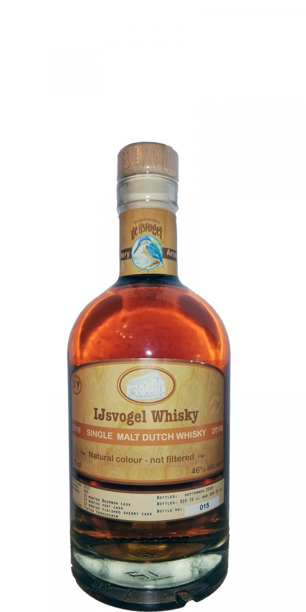 De IJsvogel 2015 Single Malt Dutch Whisky #004 46% 700ml
