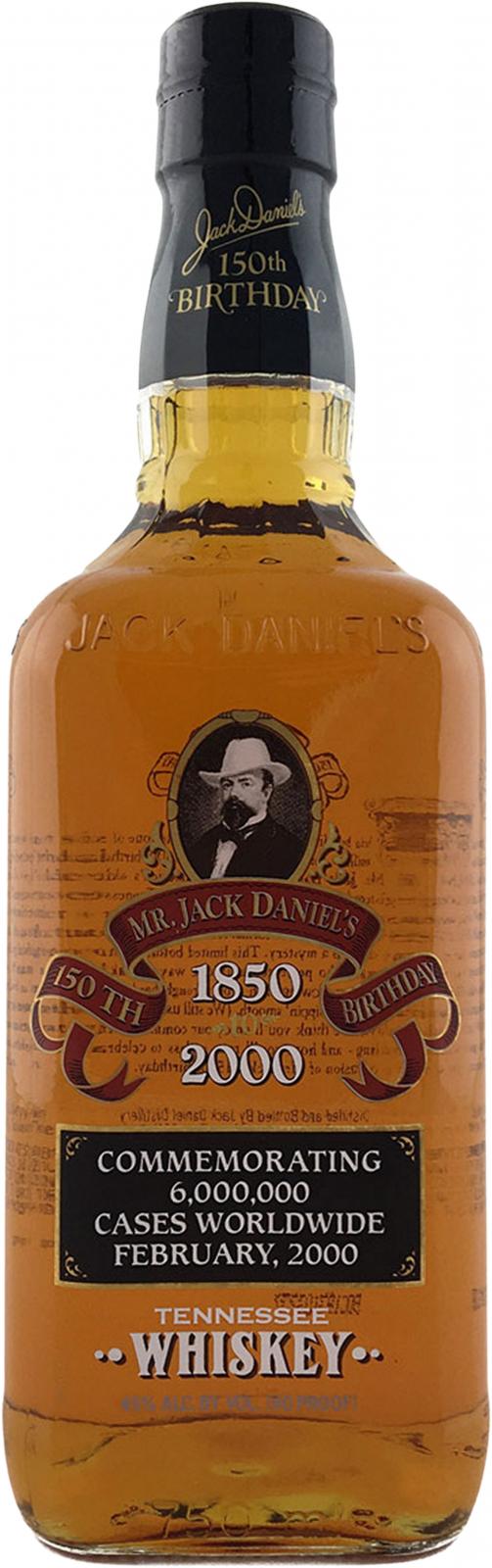 Jack Daniel's Mr. Jack Daniel's 150th Birthday Commemorating 6.000.000 Cases Worldwide 45% 750ml