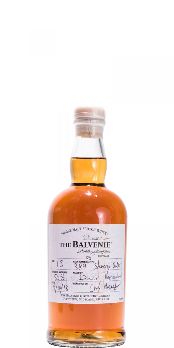 Balvenie 13yo Duty Paid Sample Sherry Butt #389 Distillery only 55% 200ml