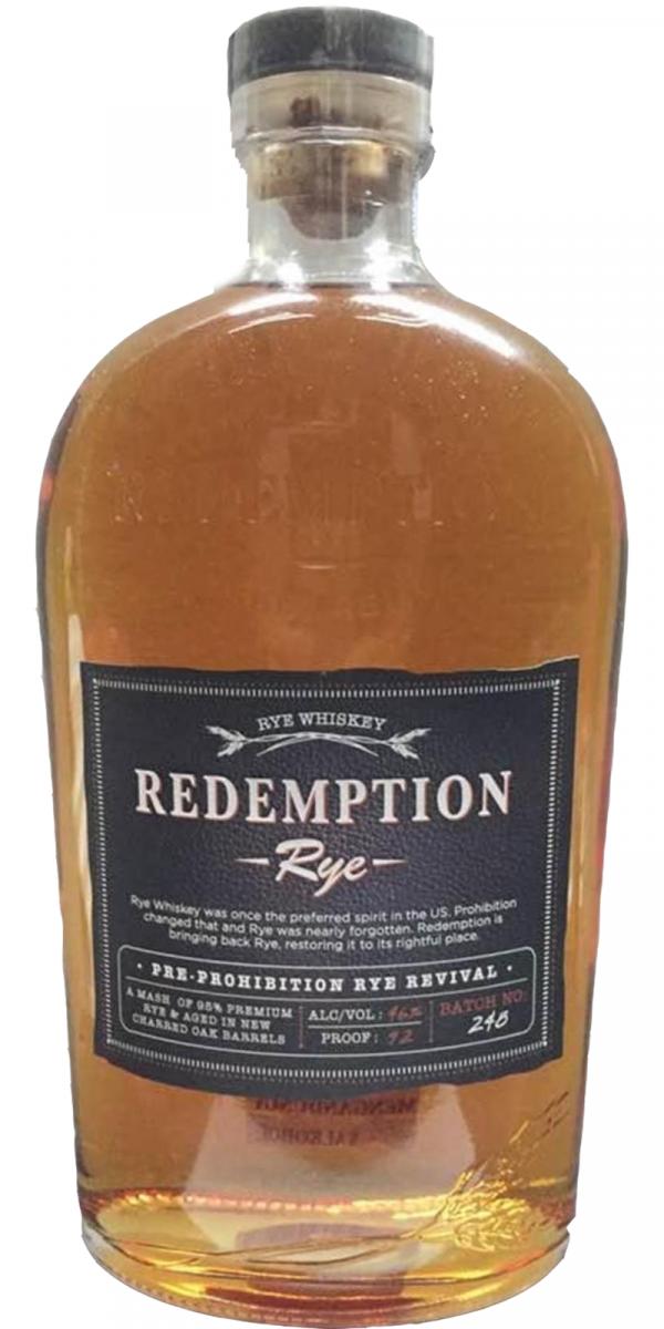 Redemption Rye New Charred Oak Barrel 46% 750ml