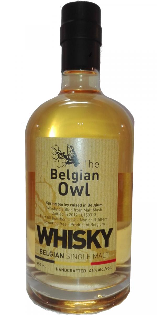 The Belgian Owl Spring Barley Whisky 1st Fill Bourbon Barrel L150313 46% 750ml