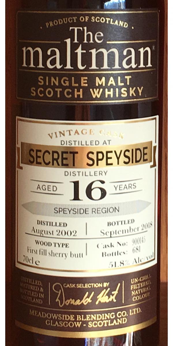 Secret Speyside Distillery 2002 Mbl Ratings And Reviews Whiskybase