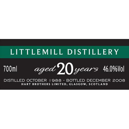 Littlemill 1988 HB Finest Collection American Oak 46% 700ml