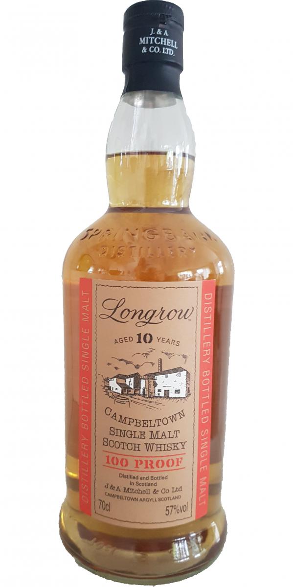 Longrow 100 Proof 1st Fill Bourbon The Nectar Belgium 57% 700ml