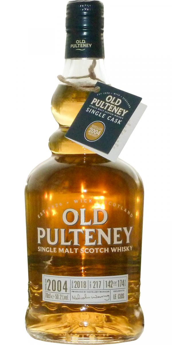 Old Pulteney 2004 Single Cask #217 Le Clos Exclusive 50.2% 700ml
