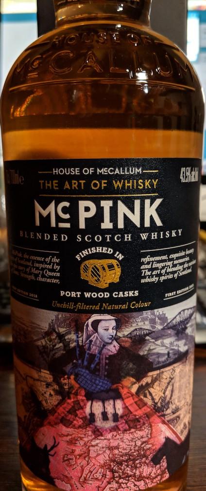 Mc Pink Blended Scotch Whisky HoMc