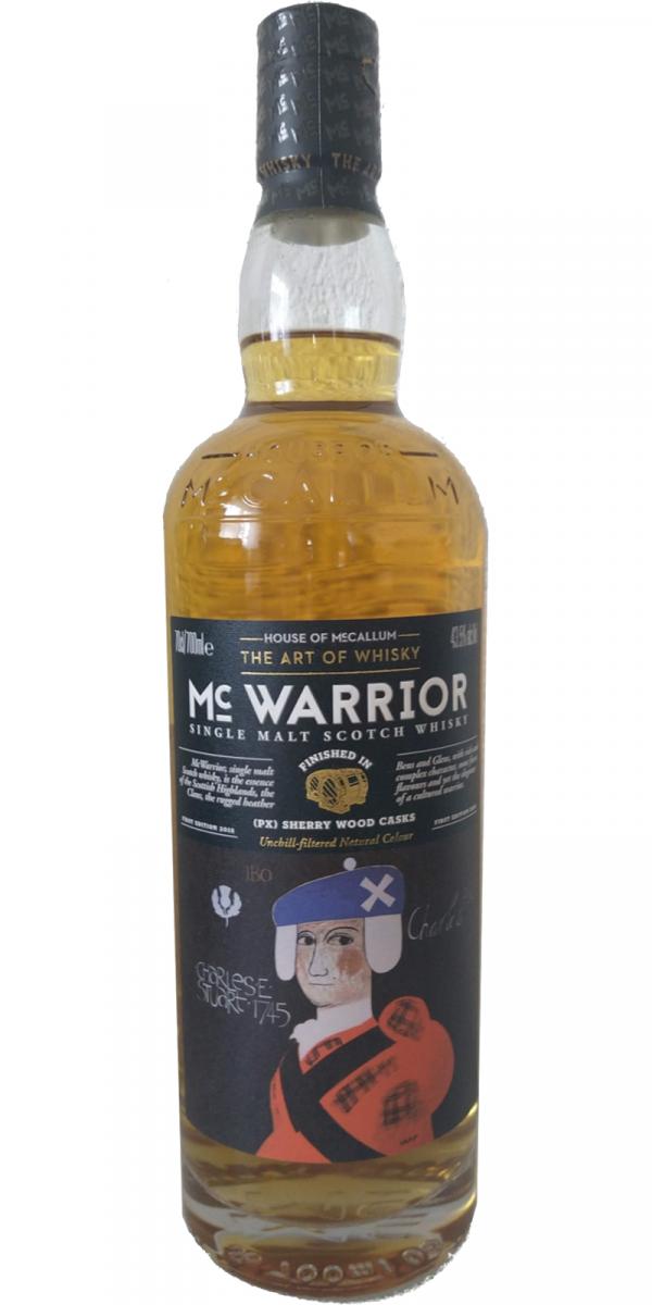 Mc Warrior Single Malt Scotch Whisky HoMc