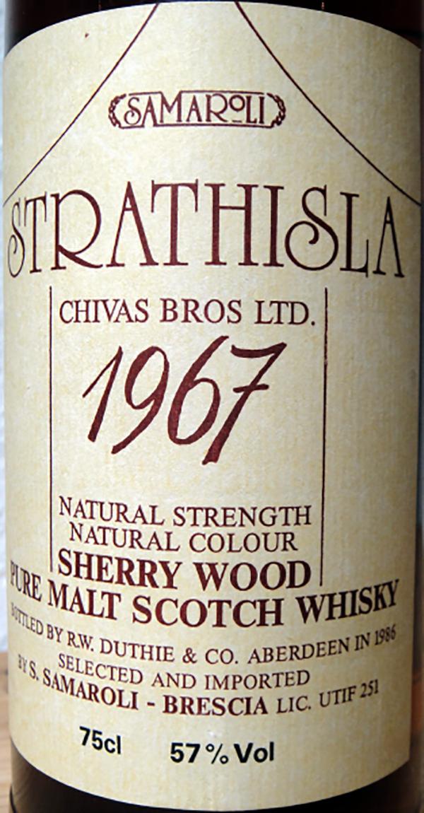 Strathisla 1967 RWD