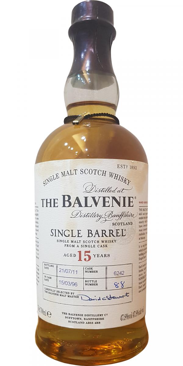 Balvenie 15yo Single Barrel Traditional Oak Cask #6242 47.8% 700ml