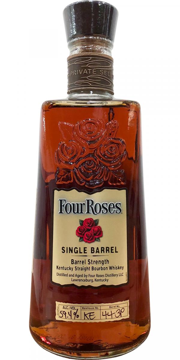 Four Roses 9yo Private Selection OESF New Charred White Oak Barrels 44-3P K&L Wine Merchants 59.4% 750ml