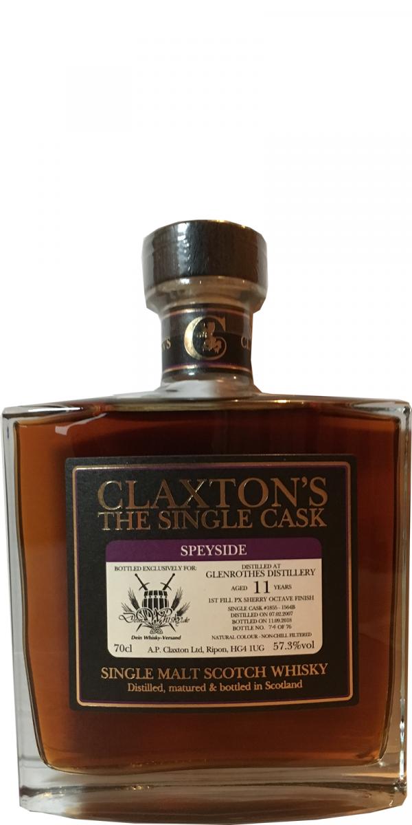 Glenrothes 2007 Cl The Single Cask 1855 1564B deinwhisky.de 57.3% 700ml