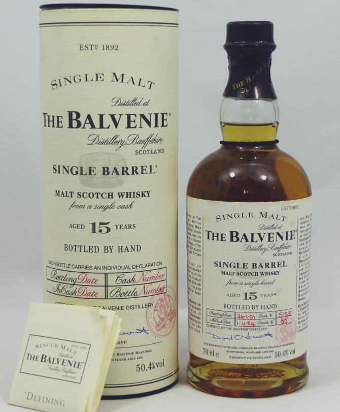 Balvenie 15yo Single Barrel 5153 50.4% 700ml