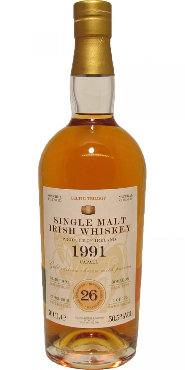 Single Malt Irish Whiskey 1991 - Capall TWCC