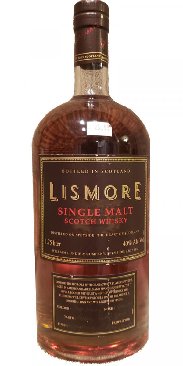 Lismore Single Malt Scotch Whisky 40% 1750ml