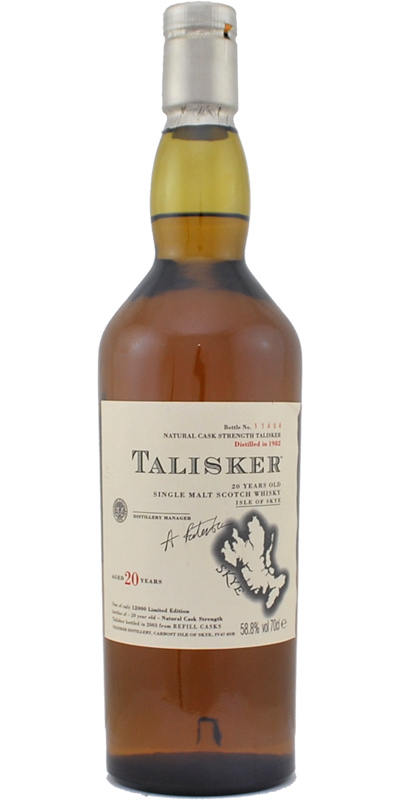 Talisker 20-year-old 1982