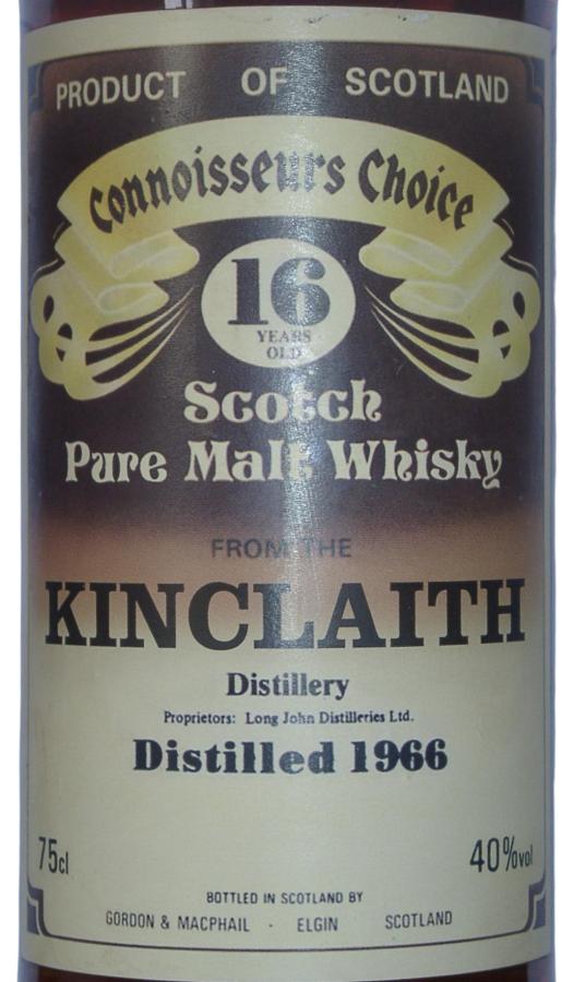 Kinclaith 1966 GM - Ratings and reviews - Whiskybase