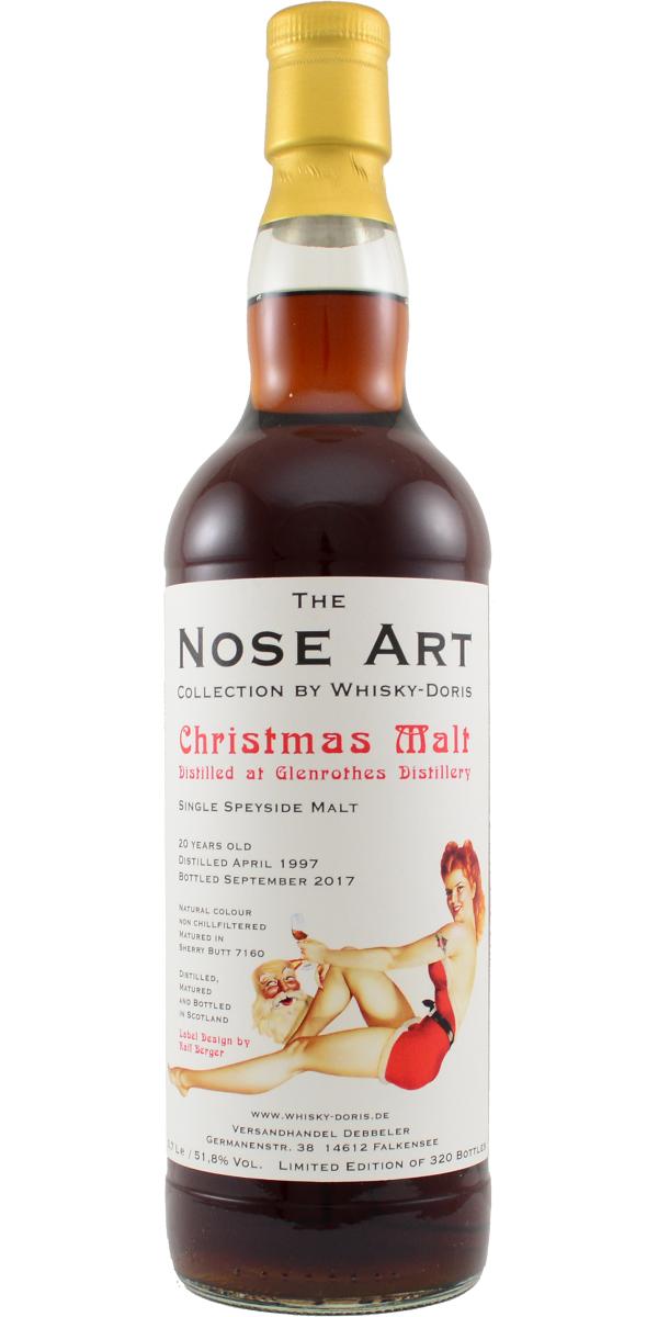 Glenrothes 1997 WD Nose Art Christmas Edition Sherry Butt #7160 51.8% 700ml