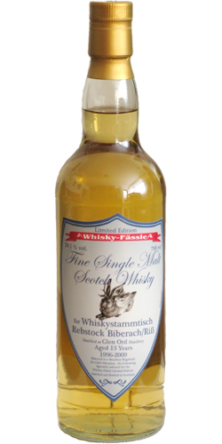 Glen Ord 1996 W-F Limited Edition Bourbon Hogshead Whiskystammtisch Rebstock Biberach 59.1% 700ml