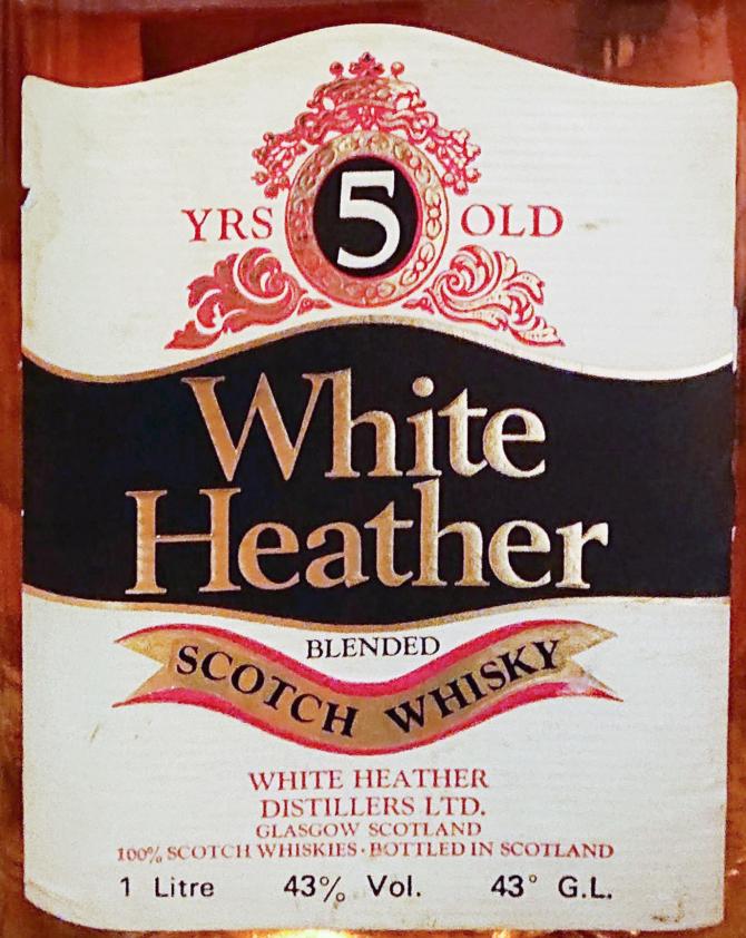 White Heather 5yo 43% 1000ml