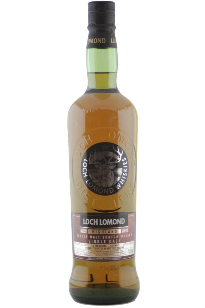Loch Lomond 2002 Single Cask Limited Edition Refill Sherry Barrel Best Taste Trading Switzerland 50.8% 700ml