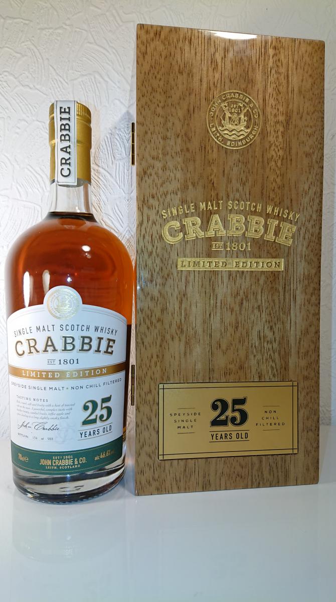 Crabbie 25 Year Old Jcrc Ratings And Reviews Whiskybase
