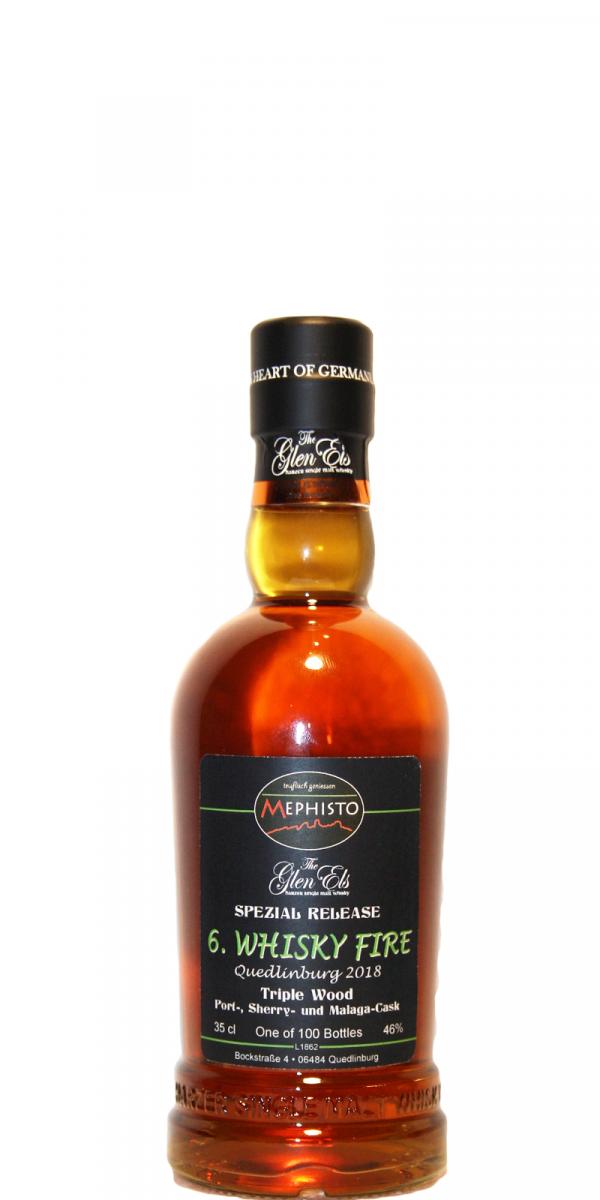 Glen Els 6. Whisky Fire Special Release Port- Sherry- und Malaga-Cask Mephisto Quedlinburg 46% 350ml