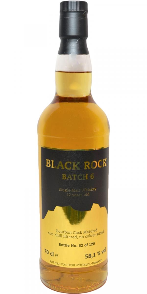 Black Rock 12yo IW Batch 6 Bourbon Cask Irish-Whiskeys.de 58.1% 700ml