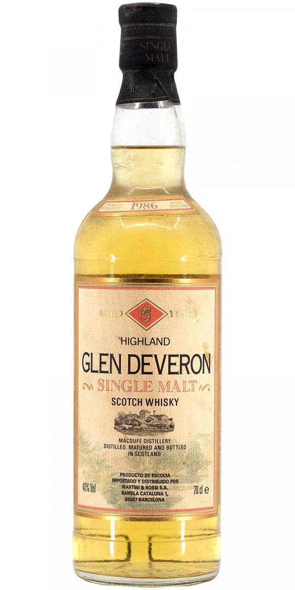 Glen Deveron 5yo Highland Single Malt Scotch Whisky 40% 700ml