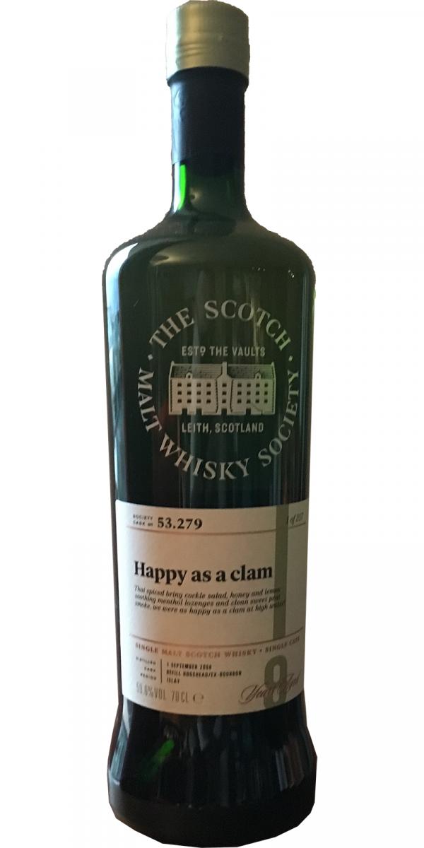 Caol Ila 2008 SMWS 53.279 Happy as A clam Refill Ex-Bourbon Hogshead 59.6% 700ml