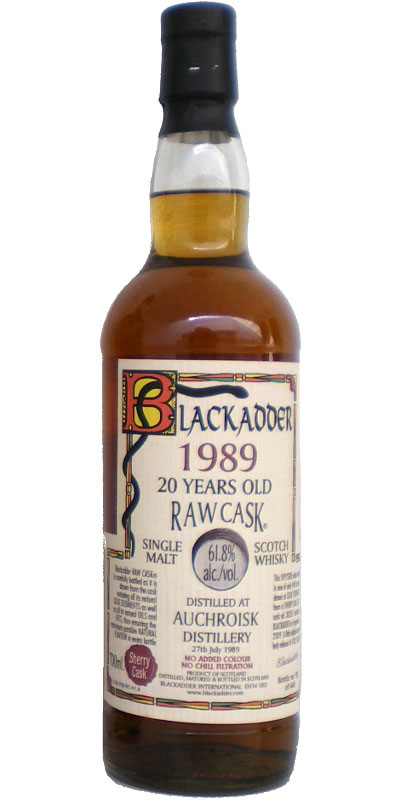 Auchroisk 1989 BA Raw Cask #30265 61.8% 700ml