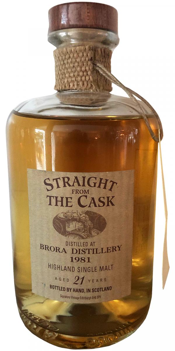 Brora 1981 SV Straight From The Cask Refill Sherry Butt #1421 LMDW 59.2% 500ml