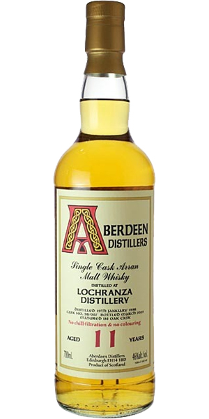 Lochranza 1998 BA Aberdeen Distillers Oak Cask 98 007 46% 700ml