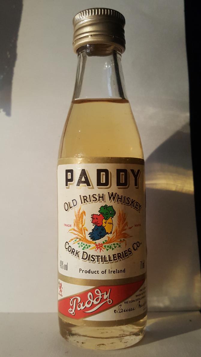 Paddy Old Irish Whiskey - Ratings and reviews - Whiskybase