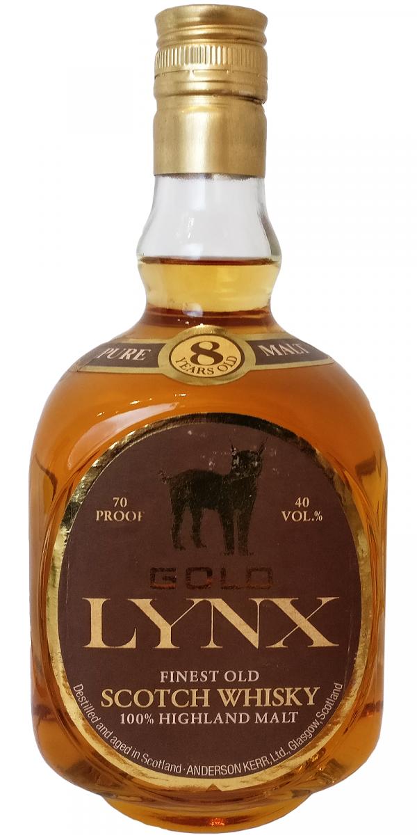 Gold Lynx 8yo Finest Old Scotch Whisky 40% 700ml