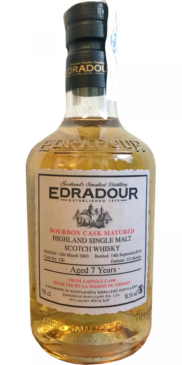 Edradour 2003 Bourbon Cask Matured Bourbon Cask 120 LMDW 56.1% 700ml