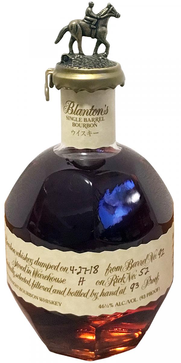 Blanton's Single Barrel Bourbon #92 46.5% 750ml
