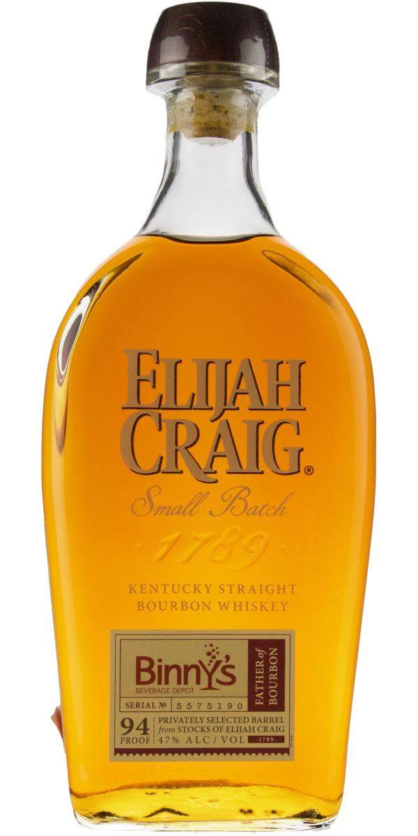 Elijah Craig Small Batch Private Barrel Selection #5575190 Binny's Beverage Depot 47% 750ml