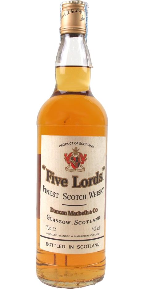 Five Lords Finest Scotch Whisky