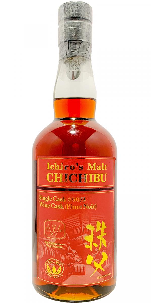 Chichibu 2012 Ichiro's Malt Pinot Noir Wine Cask #5073 The Whisky House at DFS Singapore 61.9% 700ml